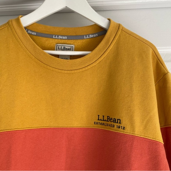 Men’s L.L. Bean Color Block Sweatshirt Size XXL - Picture 3 of 4